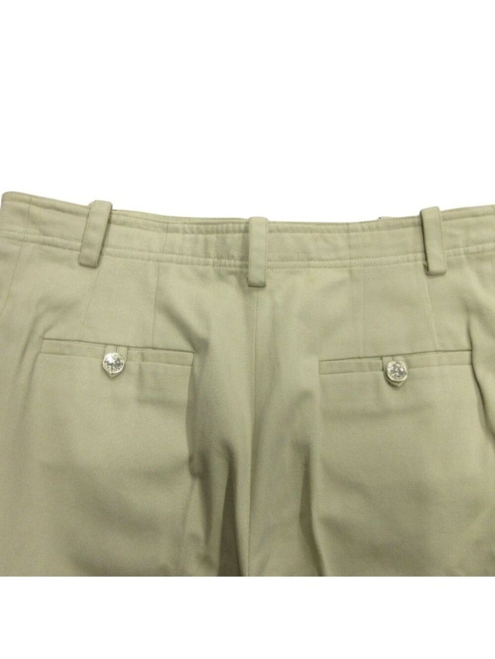 Chanel de Pants CC Logo Tale Ji Beige LadySecond - Picture 6 of 10